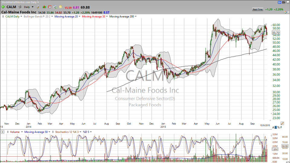 Something calming about a high dividend, heavily shorted stock of a company that is growing fast.  Here's my take on Cal-Maine Foods (CALM) (October 10, 2015)
