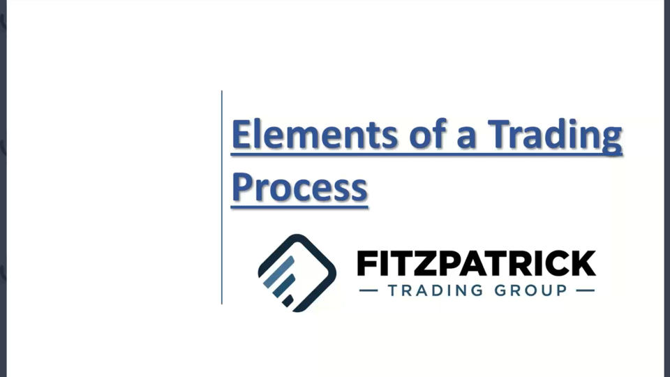 Building Your Trading Process - September 15, 2021