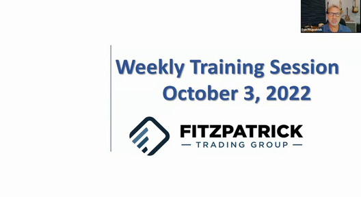 Monday Training and Q&A Session - October 3, 2022