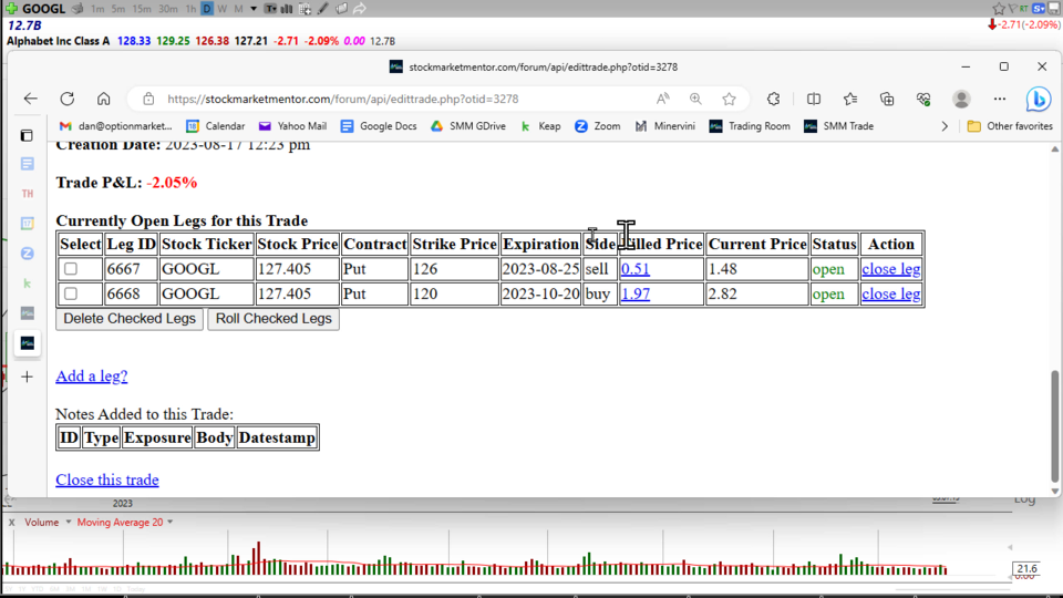 OMM Trading and Training Session - August 18, 2023
