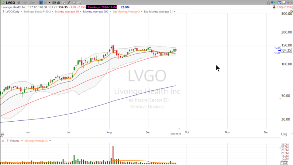 LVGO: A buyout is coming and that could mean this has a floor underneath it. (September 23, 2020)