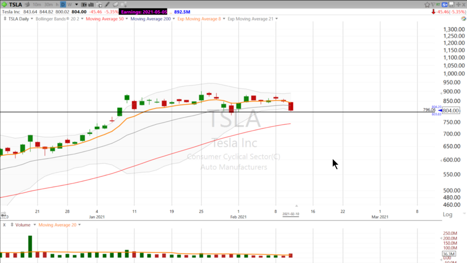 Swing Trades/Strategy Session (February 10, 2021