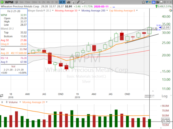 Swing Trades by Scott (February 21, 2020)